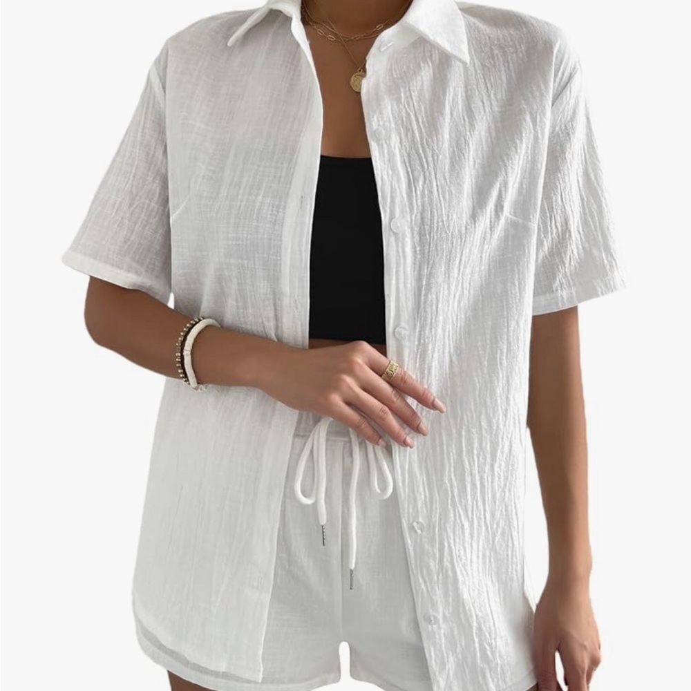 NWOT Summer matching set size L